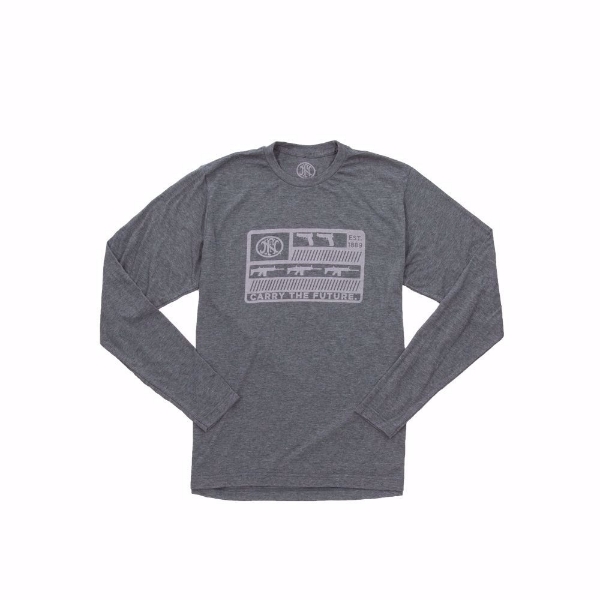 Gray long sleeve shirt