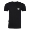 Front of the t-shirt, with the white FN America logo on the left peck